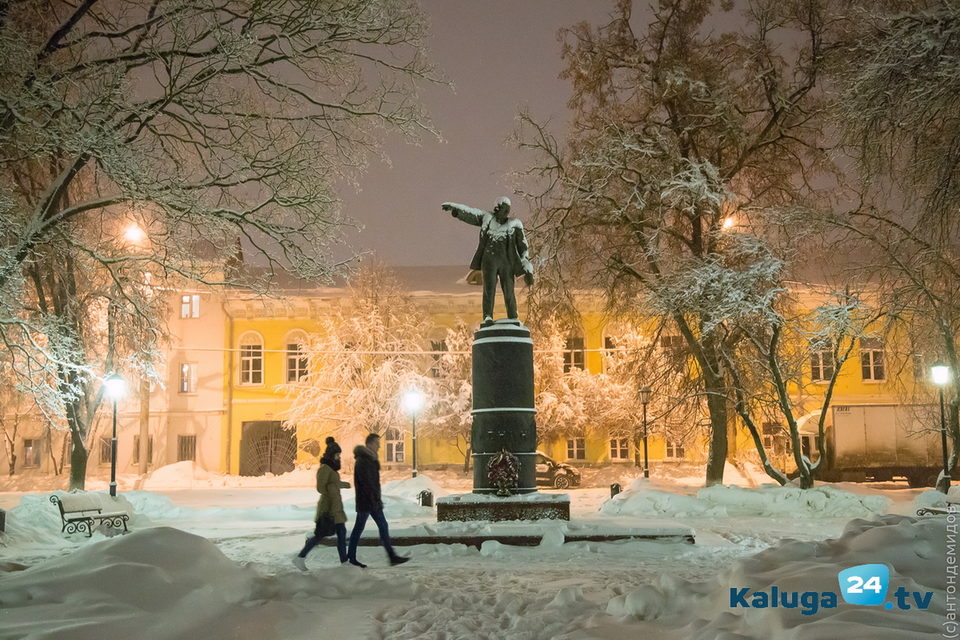 Афиша, Инстаграмщина, Истории, Новости, Перепись населения, Скверы Калуги, Снегопад, Тлен, Фотографии