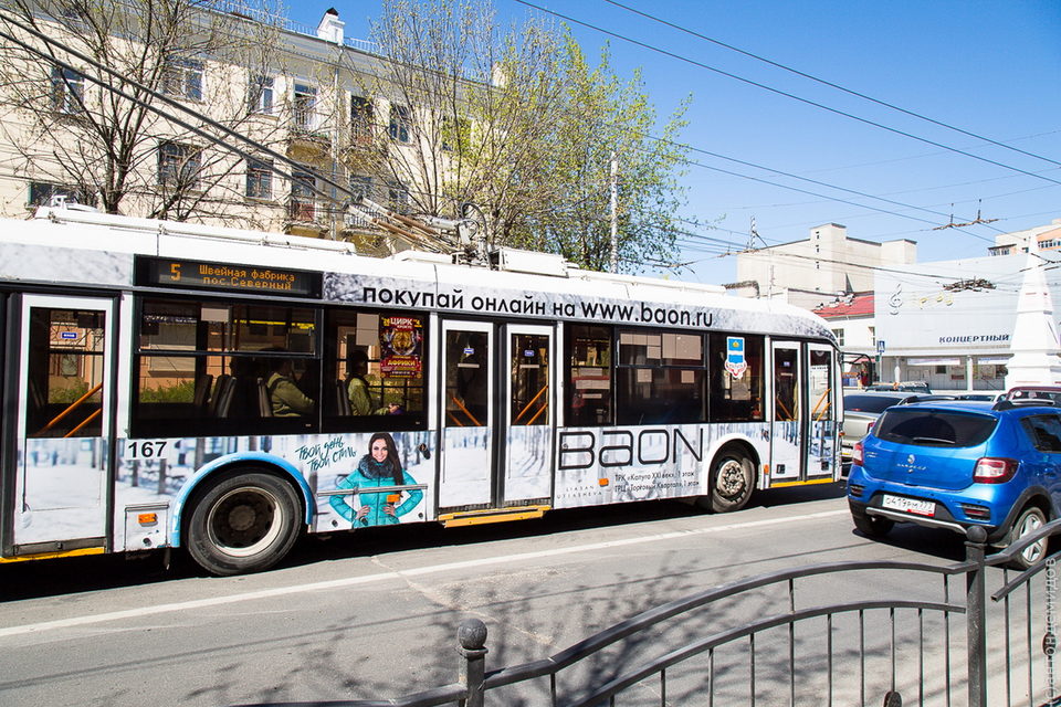 Калужский троллейбус, Общественный транспорт