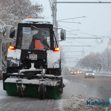 Снегопад, Уборка города, Улица Кирова