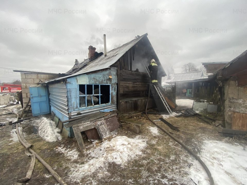 Пожар, Происшествия, Мосальский район, МЧС