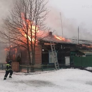 Пожар, Происшествия, МЧС, Ферзиковский район