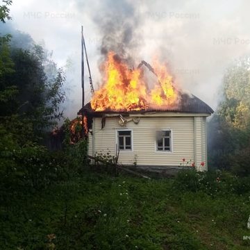 Пожар, Происшествия, Козельский район, МЧС