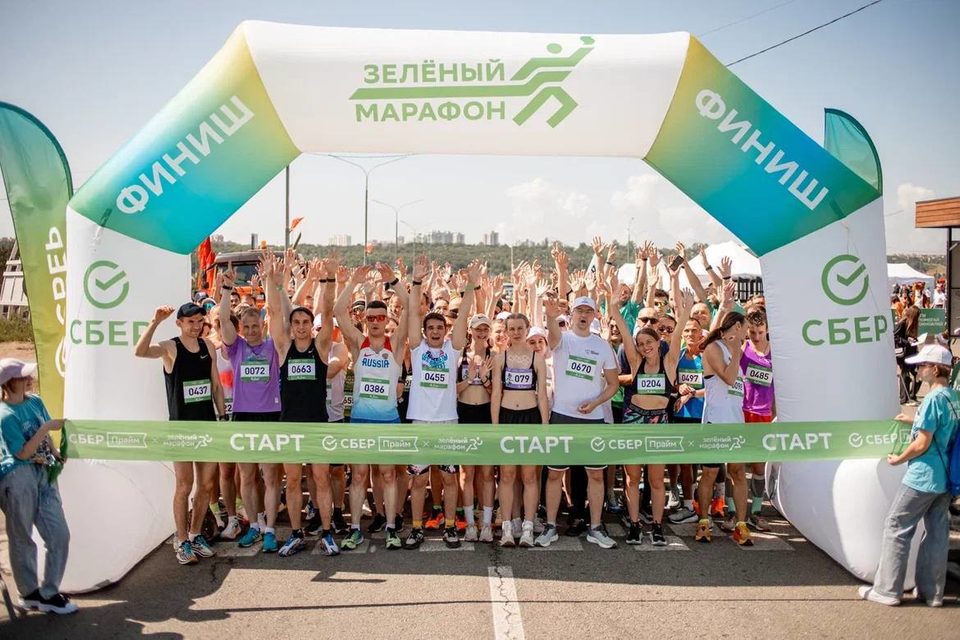Спорт, Максим Волков, Роман Евстратов, Зеленый марафон, Сбербанк