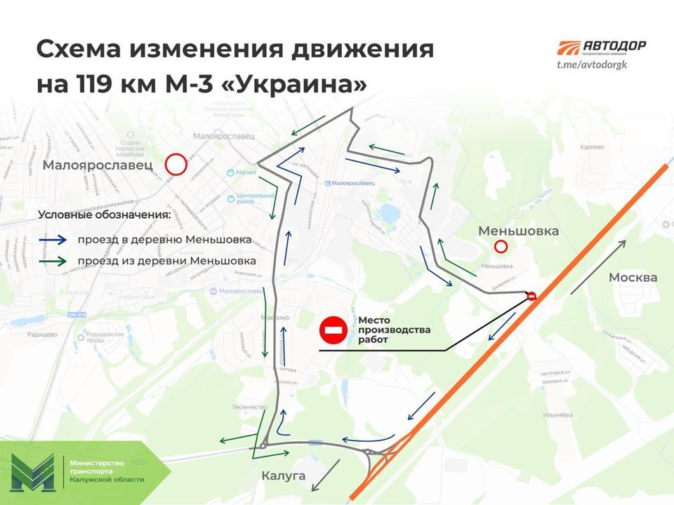 Общество, Малоярославецкий район, Трасса М3 Украина