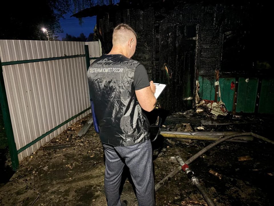 Пожар, Происшествия, Жиздринский район, Следственный комитет