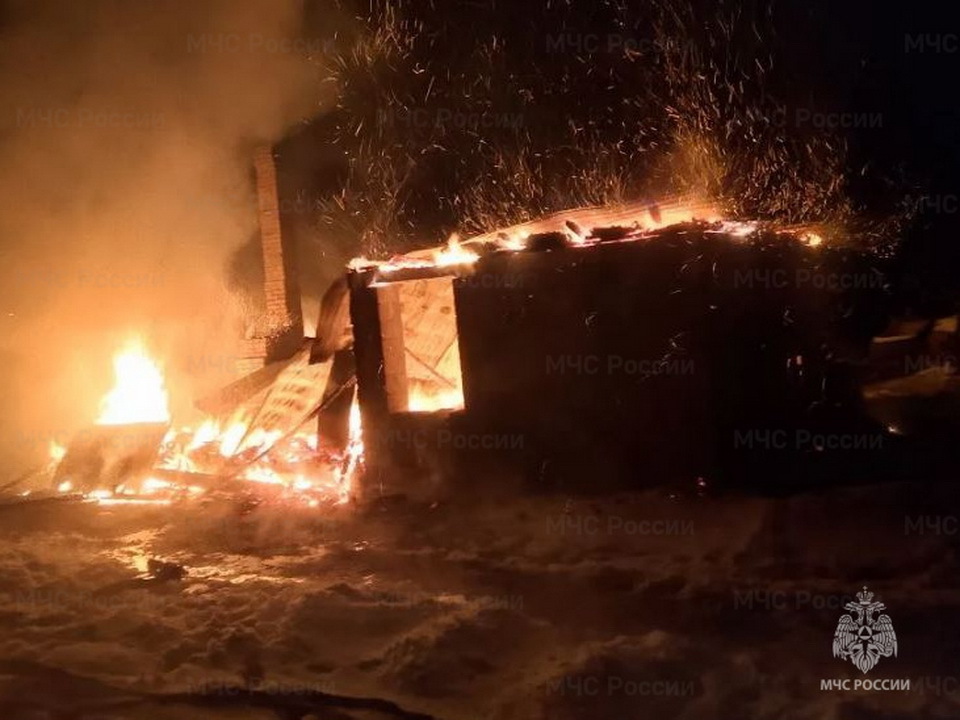 Пожар, Происшествия, Жиздринский район, МЧС