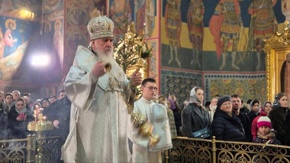 Праздник, Религия, Рождество, Владислав Шапша, Митрополит Климент, Калуга, Калужская область, Троицкий собор