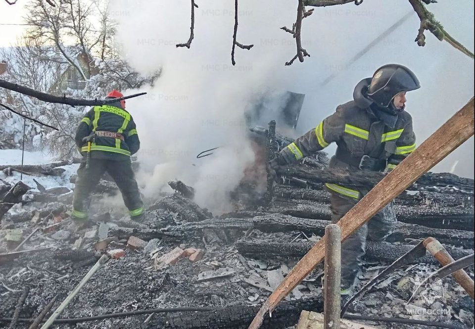 Пожар, Происшествия, Смерть, Калужская область, Следственный комитет, Тарусский район