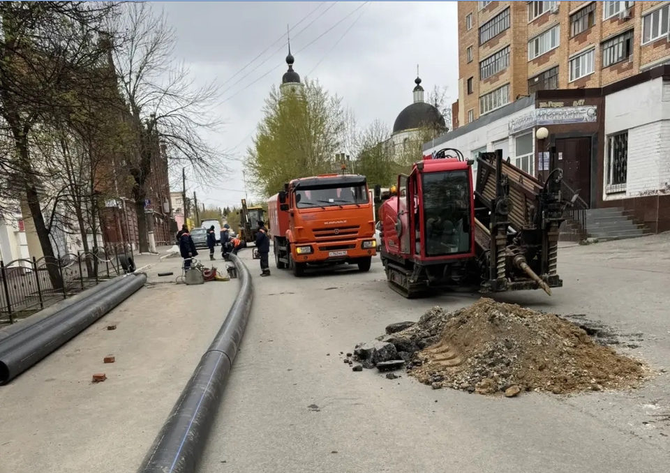 Авто, Происшествия, Ремонт дорог, Город Калуга, Калугаоблводоканал