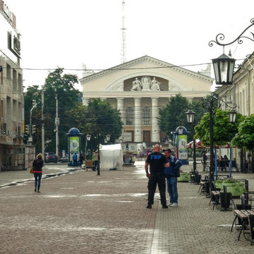Благоустройство города, Голосование, Город Калуга, Театральная площадь, Театральная улица