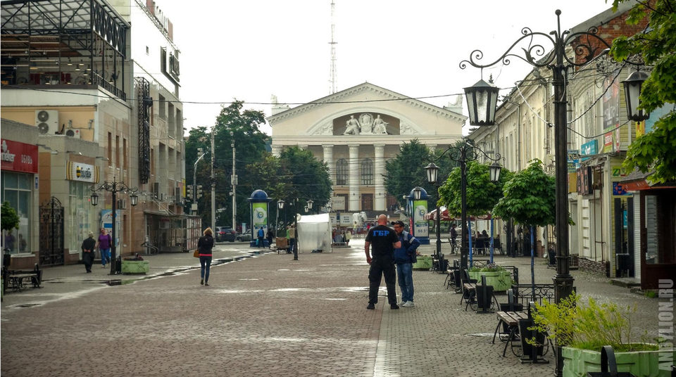 Благоустройство города, Голосование, Город Калуга, Театральная площадь, Театральная улица