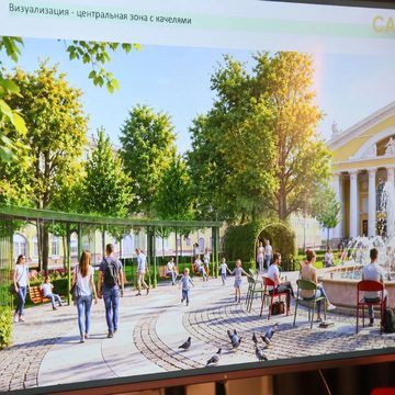 Благоустройство города, Дмитрий Денисов, Город Калуга, Драматический театр, Калужская область, Театральная площадь, Театральная улица