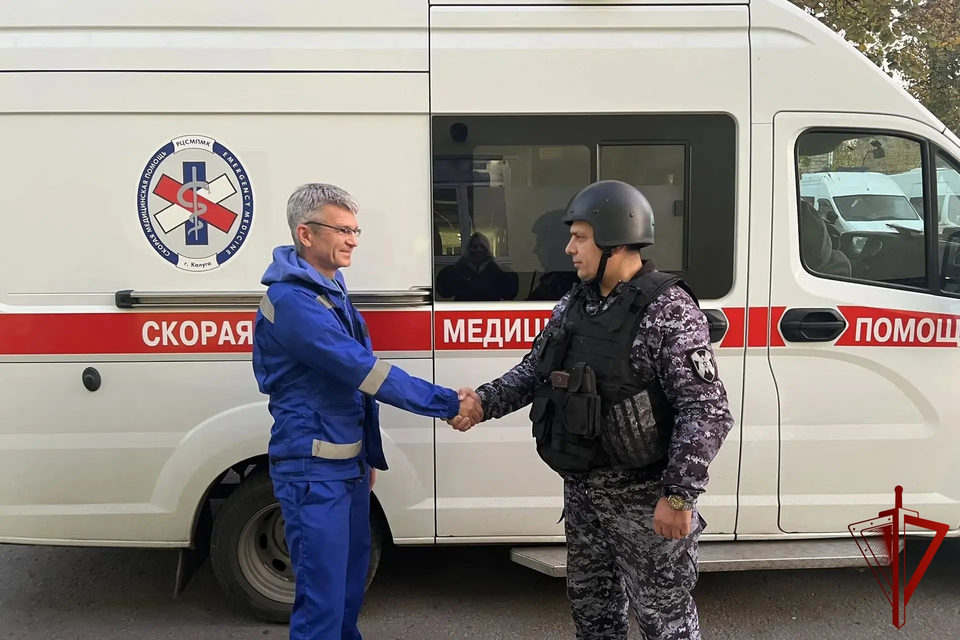 Криминал, Нападение, Происшествия, Город Калуга, Калужская область, Росгвардия, Скорая помощь